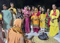 An evening at Raskhan Samadhi Sthal (20 March 2025)